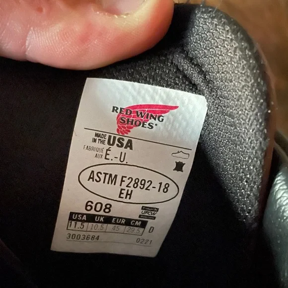 Red Wing Work Boots - 11.5D - Picture 8 of 8